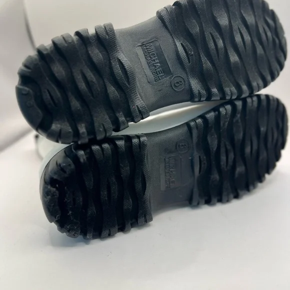 Michael Kors White and Black Boots NWOB - Picture 3 of 8